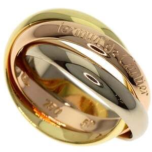 CARTIER 18k Gold Trinity Ring #50
